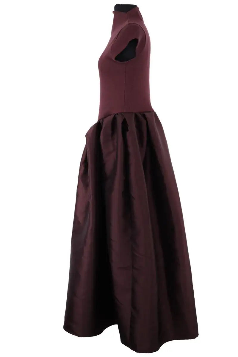 Robe Marques'Almeida Bottante Bordeaux en Coton