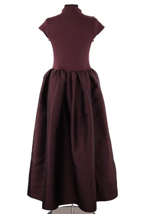 Robe Marques'Almeida Bottante Bordeaux en Coton