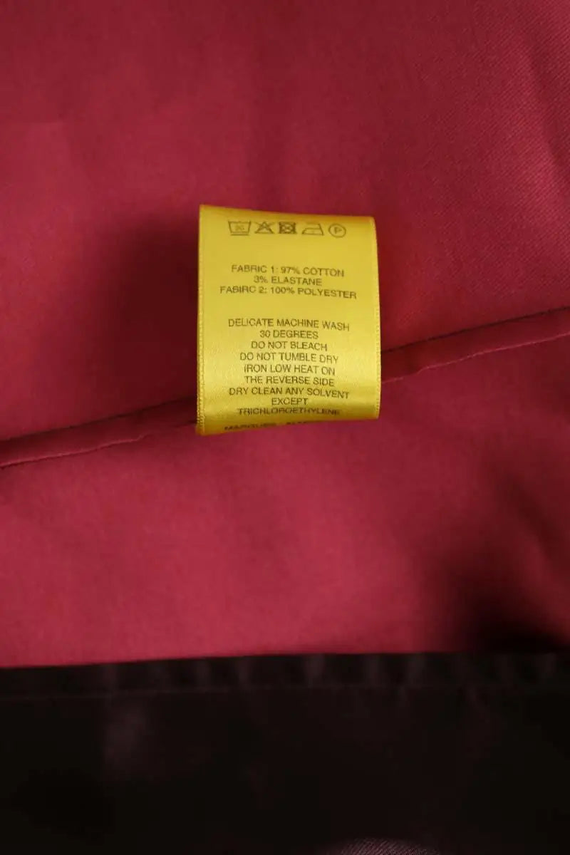 Robe Marques'Almeida Bottante Bordeaux en Coton
