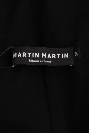 Robe Martin Martin Noir en Synthétique