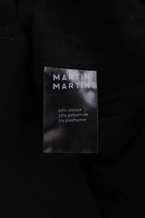 Robe Martin Martin Noir en Synthétique