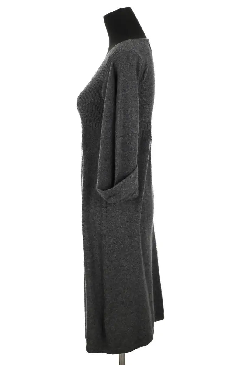 Robe Max & Moi Anthracite en Cachemire