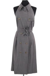 Robe Max Mara Gris en Laine, taille XL - Seconde Main