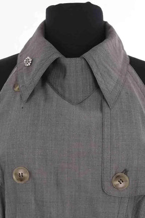 Robe Max Mara Gris en Laine