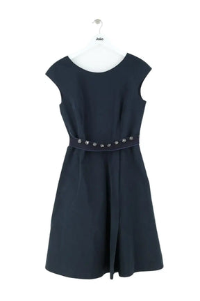 Robe Max Mara Marine en Synthétique, taille XL - Seconde Main