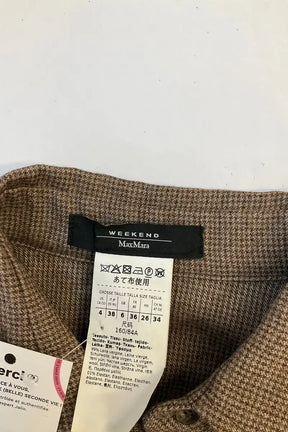 Robe Max Mara Marron en Laine