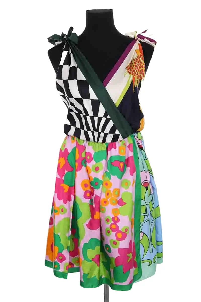 Robe Max Mara Multicolore en Soie, taille M - Seconde Main
