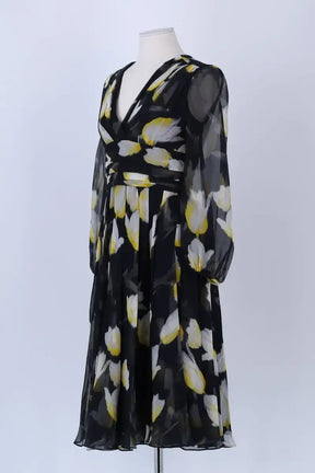 Robe Max Mara Noir en Soie