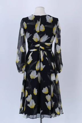 Robe Max Mara Noir en Soie