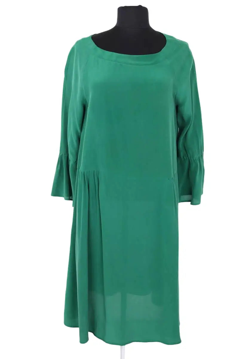 Robe Max Mara Vert en Soie, taille S - Seconde Main