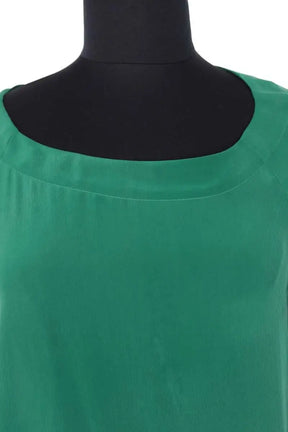 Robe Max Mara Vert en Soie