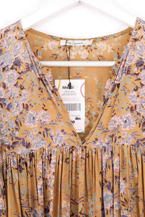 Robe Mes Demoiselles Jalon Camel en Viscose