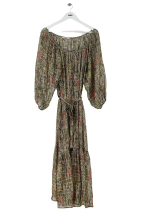 Robe Mes Demoiselles Marron en Soie, taille L - Seconde Main