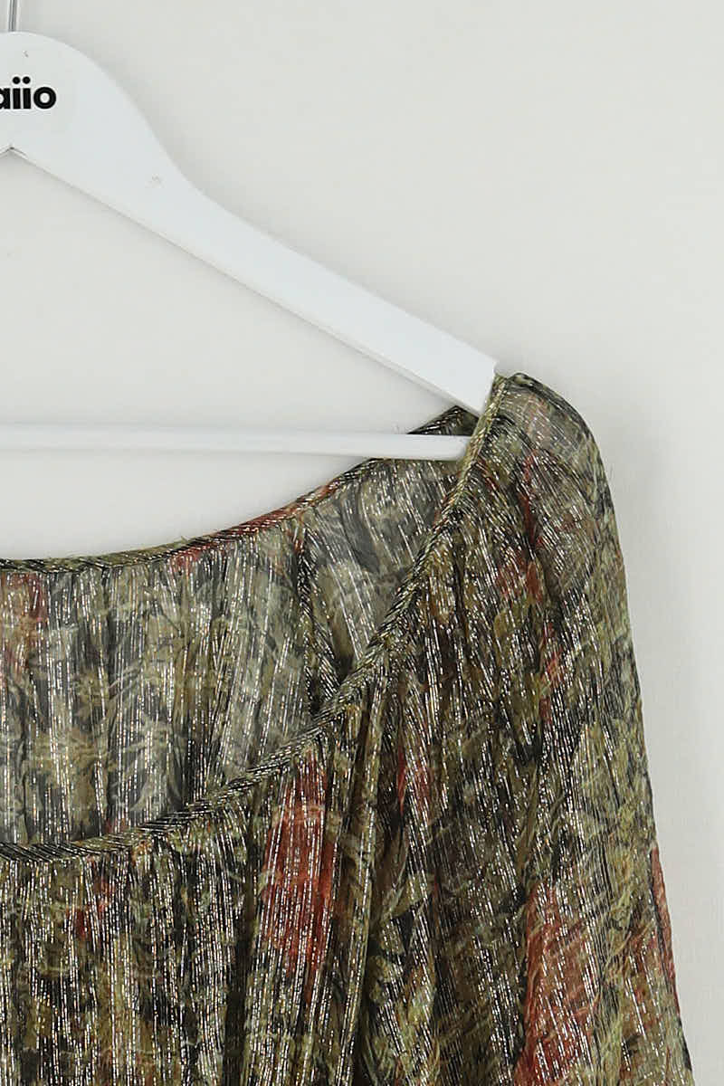 Robe Mes Demoiselles Marron en Soie