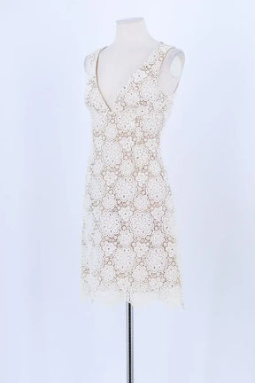 Robe Michael Kors Blanc en Coton