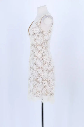 Robe Michael Kors Blanc en Coton