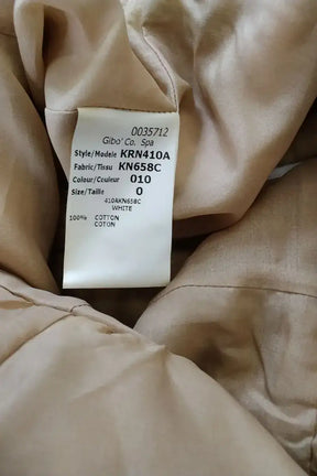Robe Michael Kors Blanc en Coton