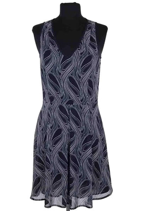 Robe Michael Kors Bleu en Synthétique, taille M - Seconde Main