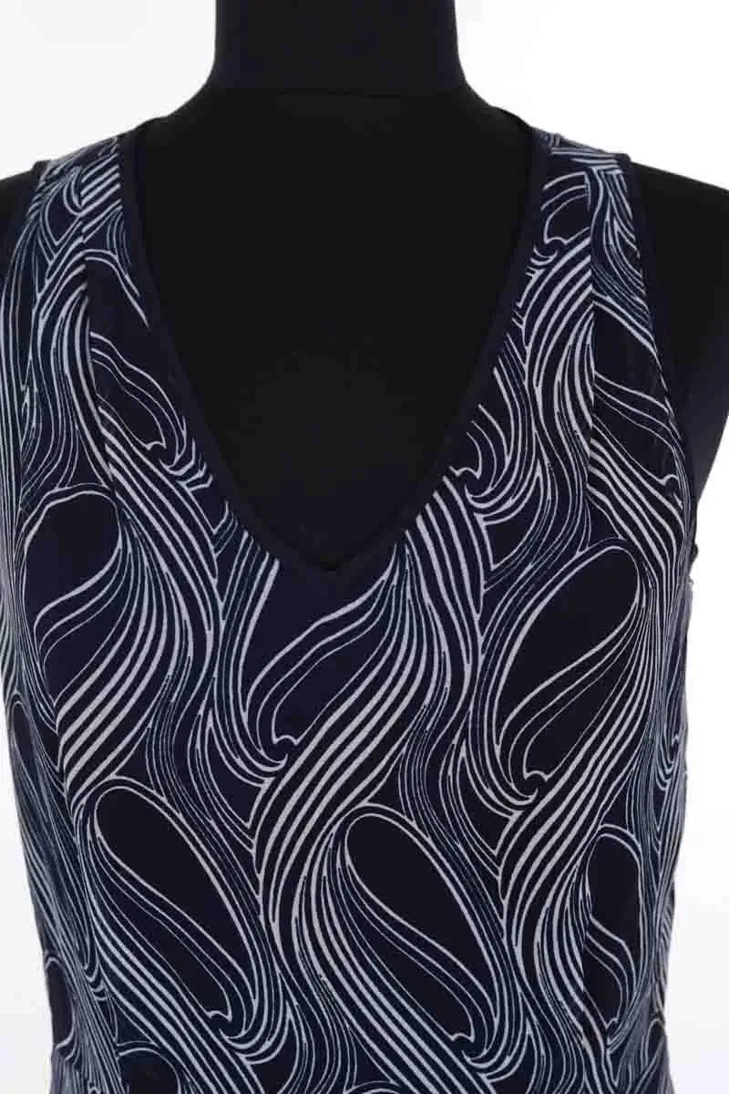 Robe Michael Kors Bleu en Synthétique
