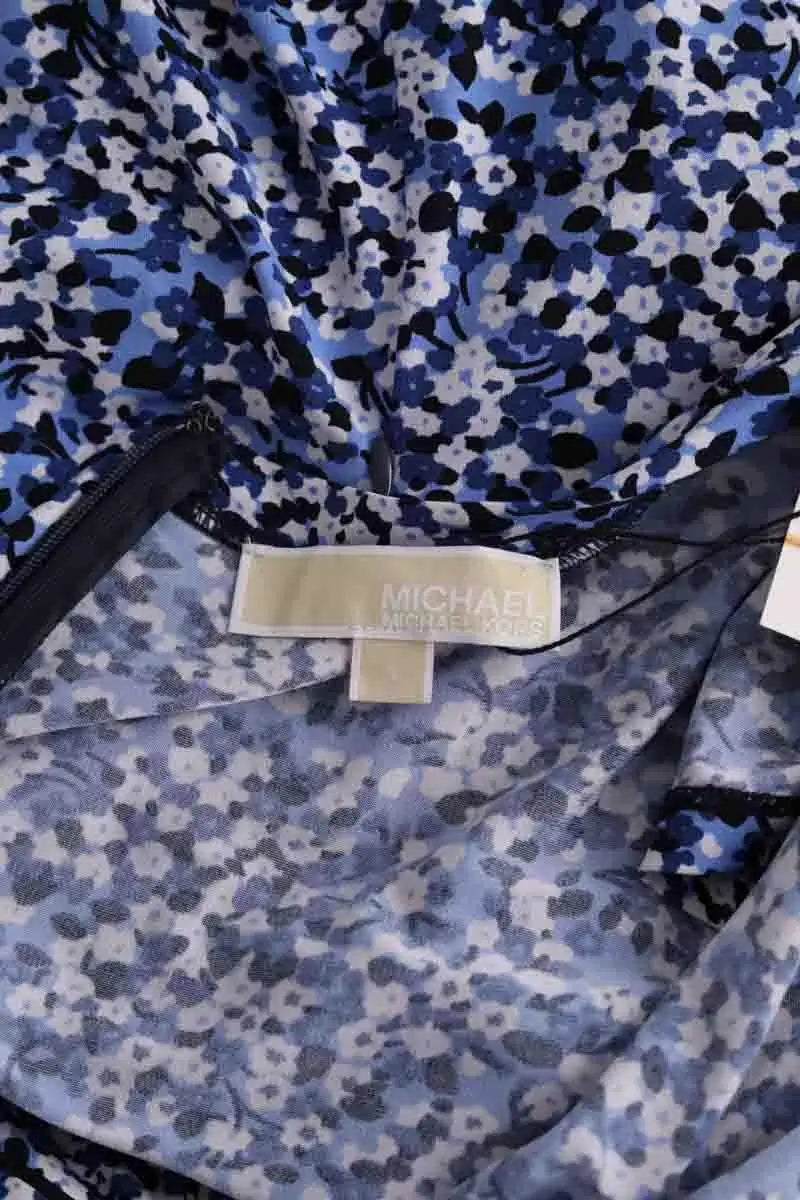 Robe Michael Kors Bleu en Synthétique