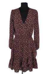 Robe Michael Kors Marron en Synthétique, taille S - Seconde Main