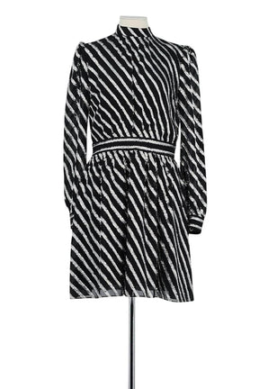 Robe Michael Kors Noir en Soie, taille M - Seconde Main