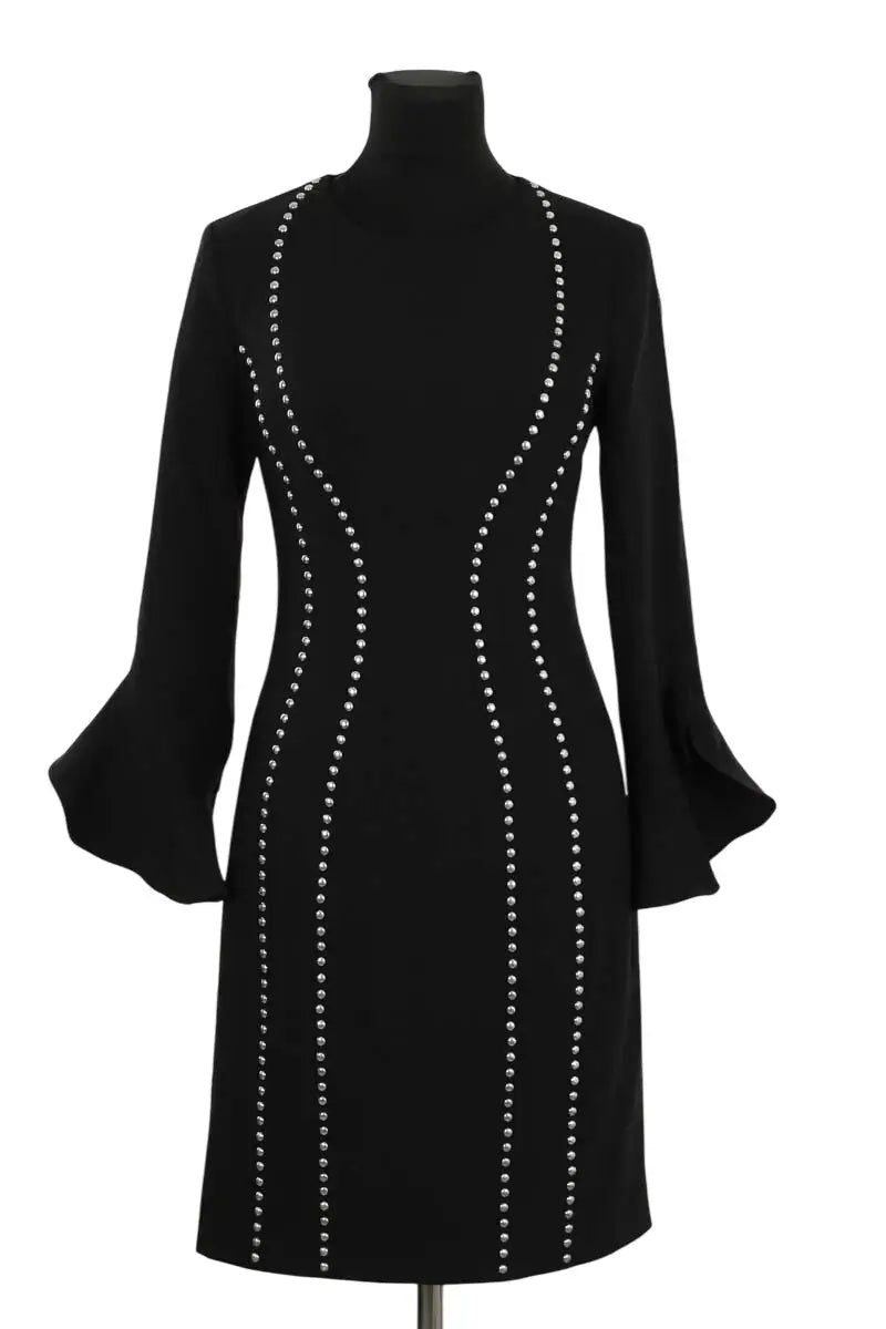 Robe Michael Kors Noir en Synthétique, taille S - Seconde Main