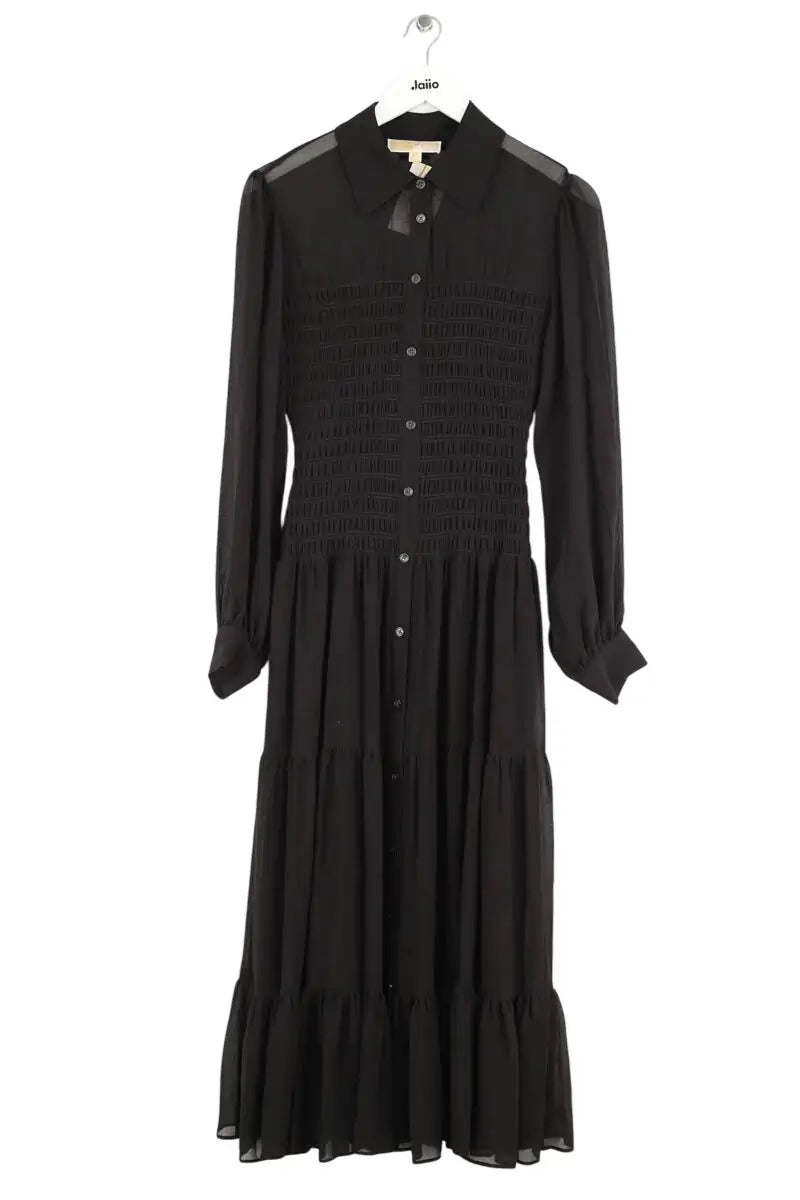 Robe Michael Kors Noir en Synthétique, taille S - Seconde Main