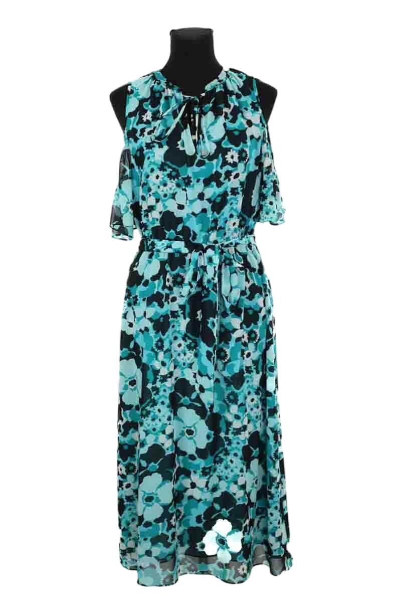Robe Michael Kors Vert en Synthétique, taille M - Seconde Main