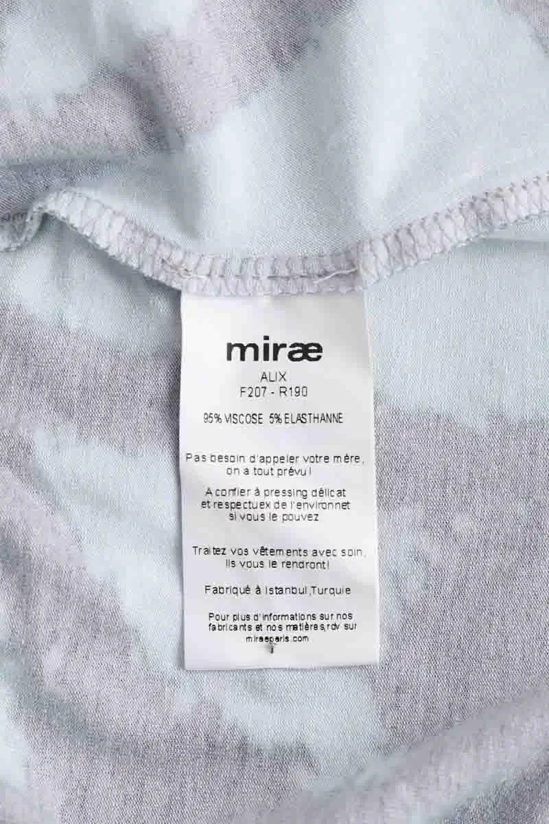 Robe Mirae Paris Bleu en Viscose