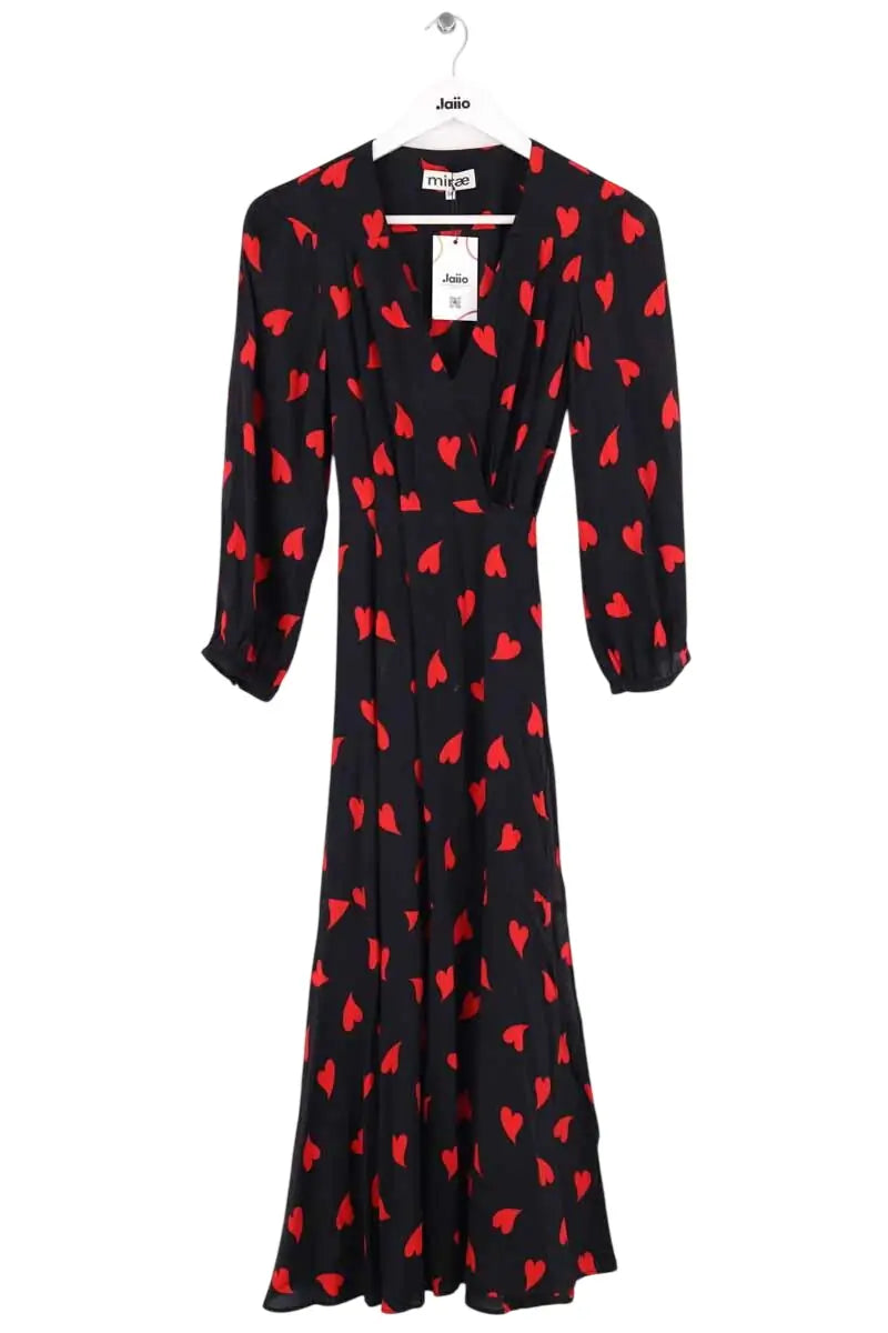 Robe Mirae Paris Noir en Viscose, taille M - Seconde Main