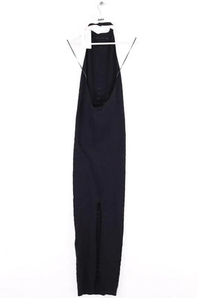 Robe MISBHV Mesh halter long dress Noir en Synthétique