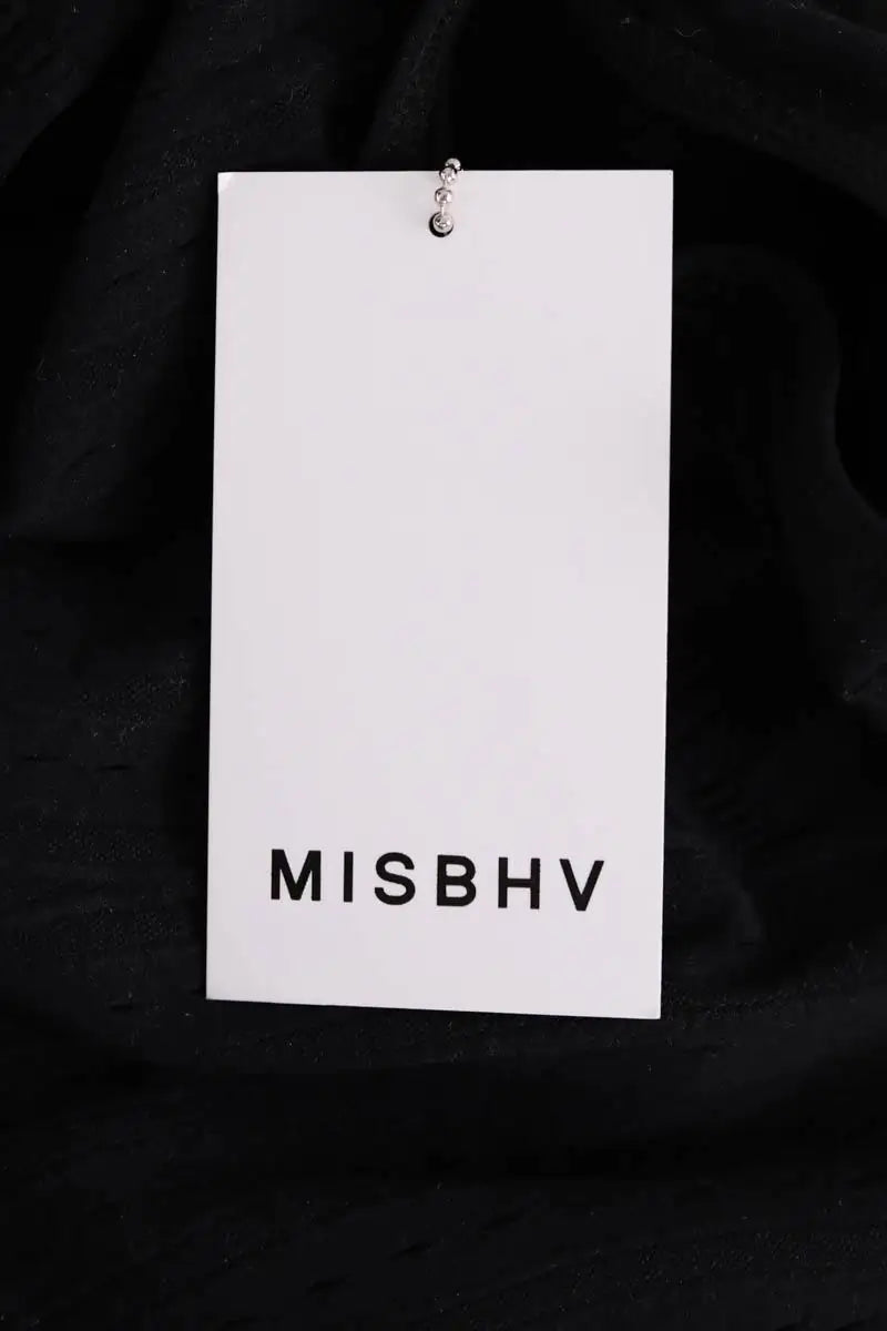 Robe MISBHV Mesh halter long dress Noir en Synthétique