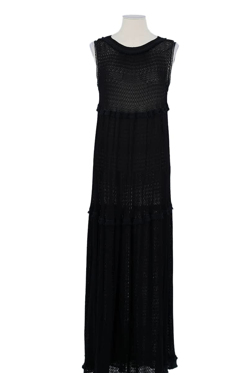 Robe Missoni Noir en Viscose, taille M - Seconde Main