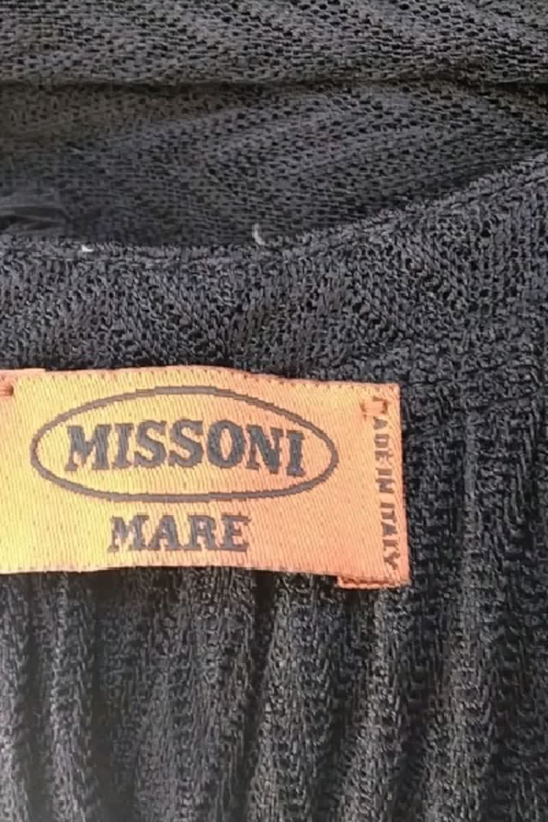 Robe Missoni Noir en Viscose