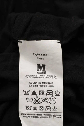 Robe Missoni Noir en Viscose