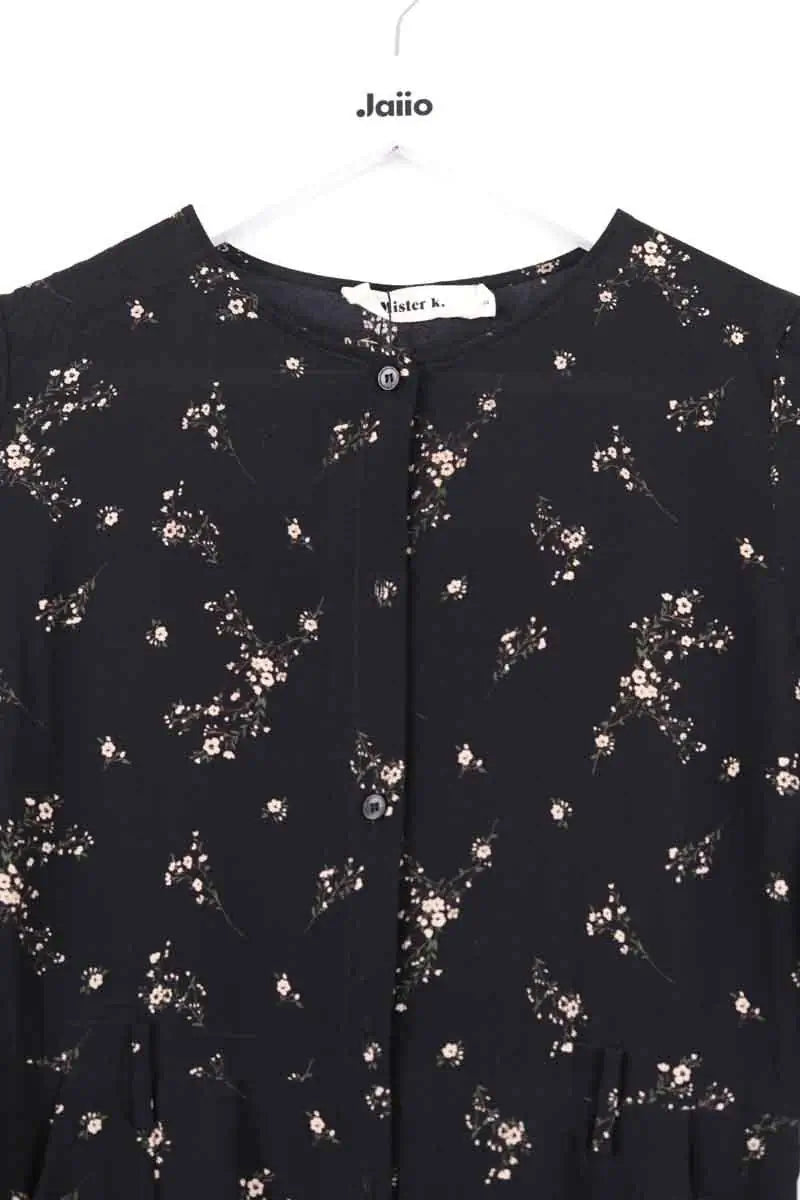 Robe Mister K Noir en Soie
