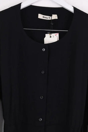 Robe Mister K Noir en Viscose