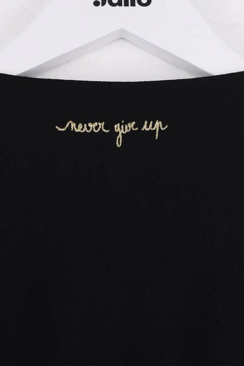 Robe Mister K Noir en Viscose