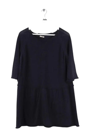 Robe Miu Miu Noir en Laine, taille L - Seconde Main