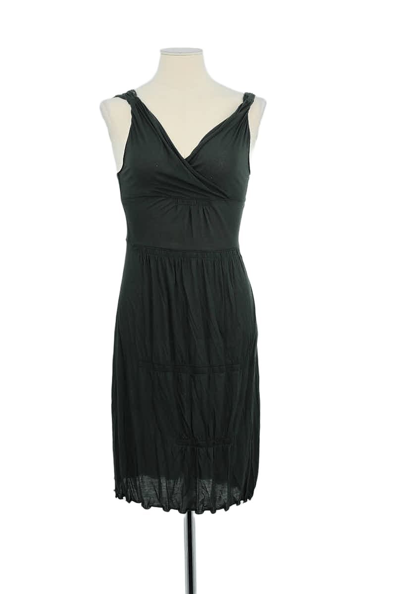 Robe Miu Miu Vert en Coton, taille S - Seconde Main