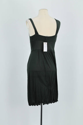 Robe Miu Miu Vert en Coton