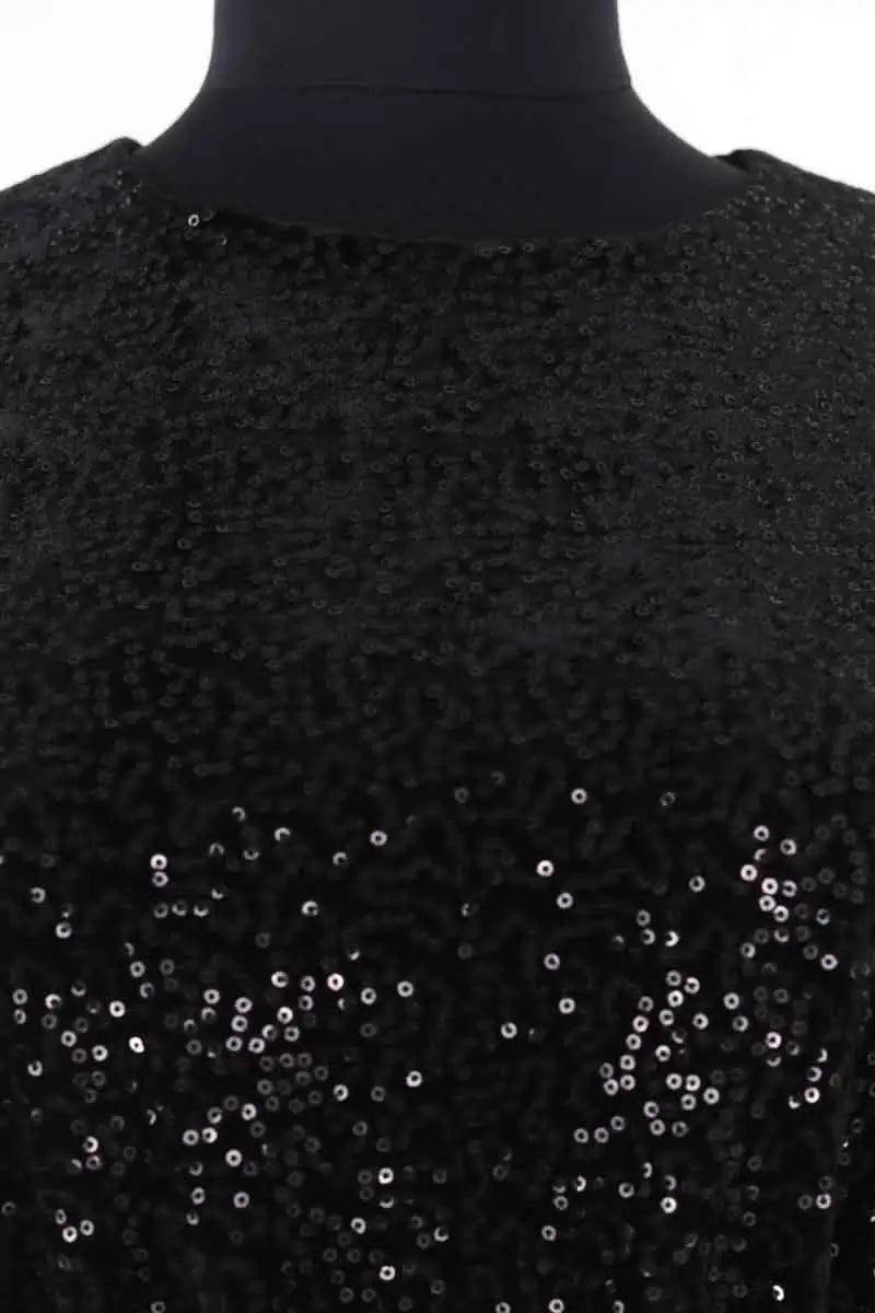 Robe Modetrotter Angelina Noir en Paillettes