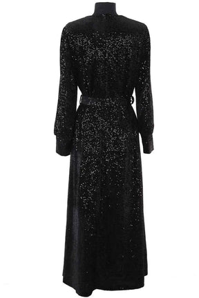 Robe Modetrotter Angelina Noir en Paillettes
