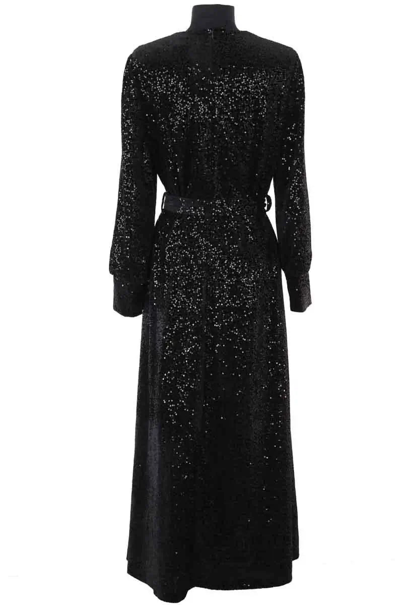 Robe Modetrotter Angelina Noir en Paillettes