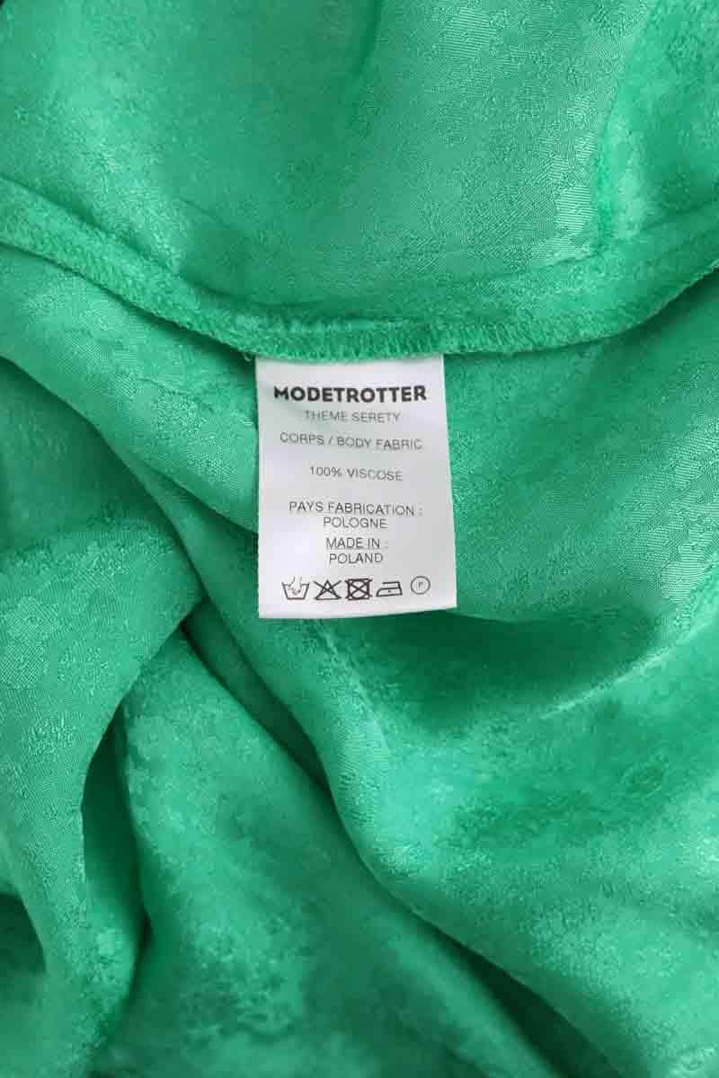 Robe Modetrotter Vert en Viscose
