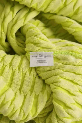 Robe Molli Zellige Jaune en Laine