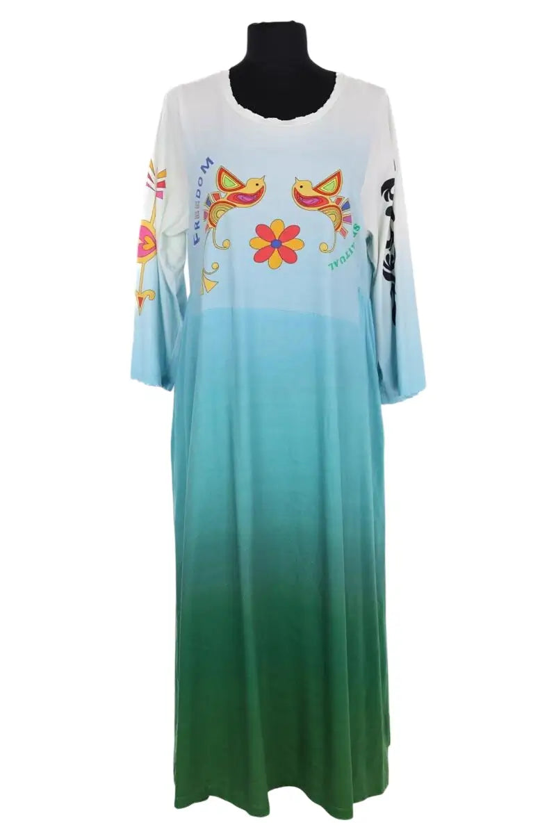 Robe Monoki Multicolore en Coton, taille M - Seconde Main