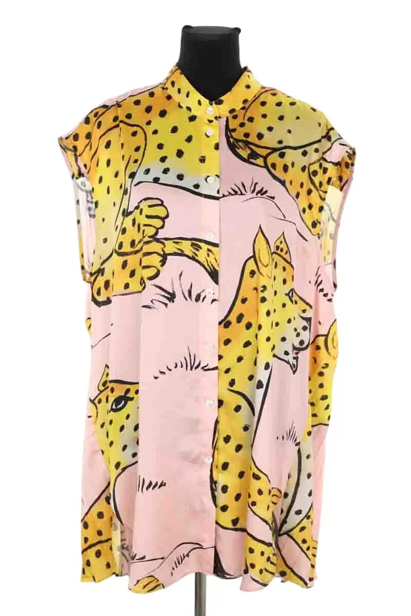 Robe Monse Rose en Polyester, taille M - Seconde Main