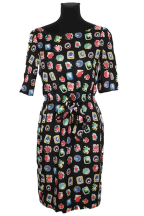 Robe Moschino Multicolore en Soie, taille S - Seconde Main